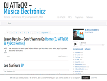 Tablet Screenshot of djattack.com